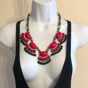 ALMA Mater Collection Antique Brass tone Statement necklace